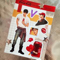 Стикерпак / Akedavr / BTS / V x Coca-Cola