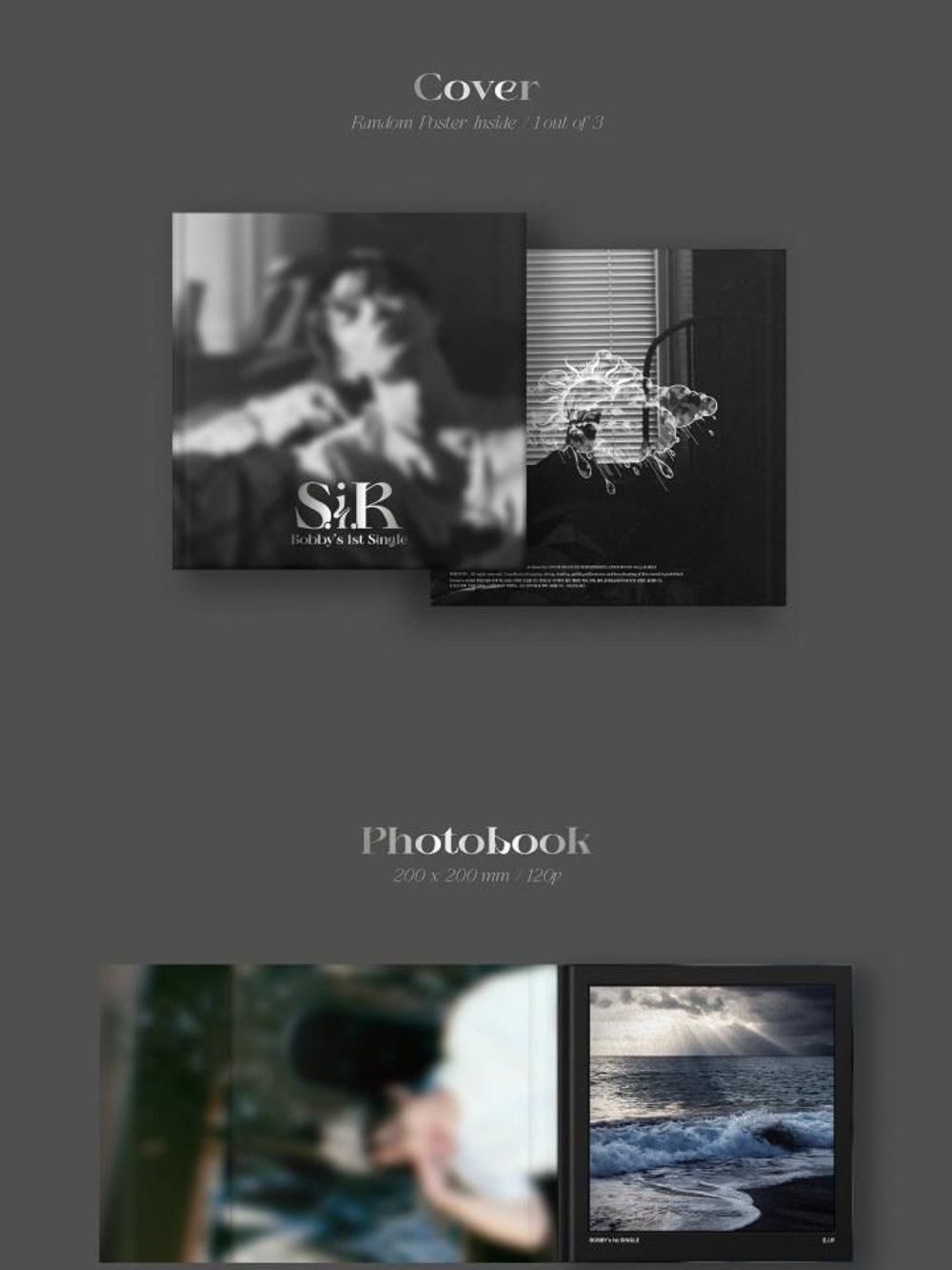 Альбом BOBBY - S.I.R 1st Solo Single Album