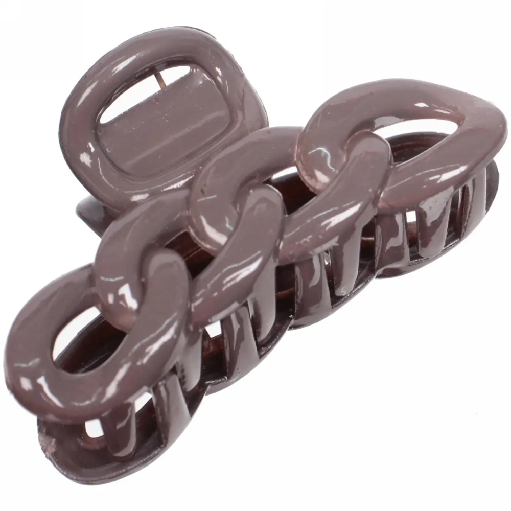 Заколка-краб для волос на блистере «Magic Gloss», кольца, микс 6 цветов, 6,5см