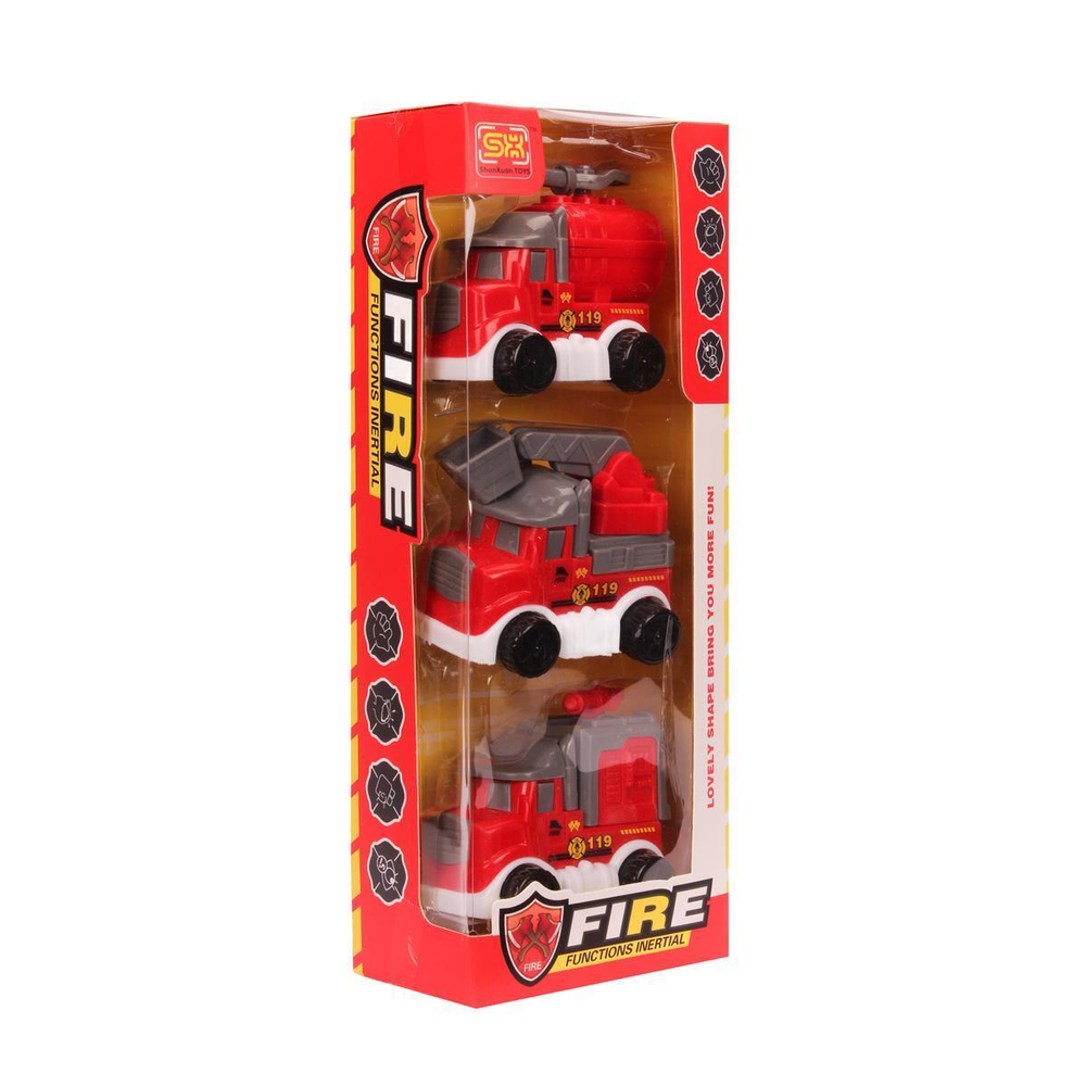 Набор машин 3шт, коробка 1308-22