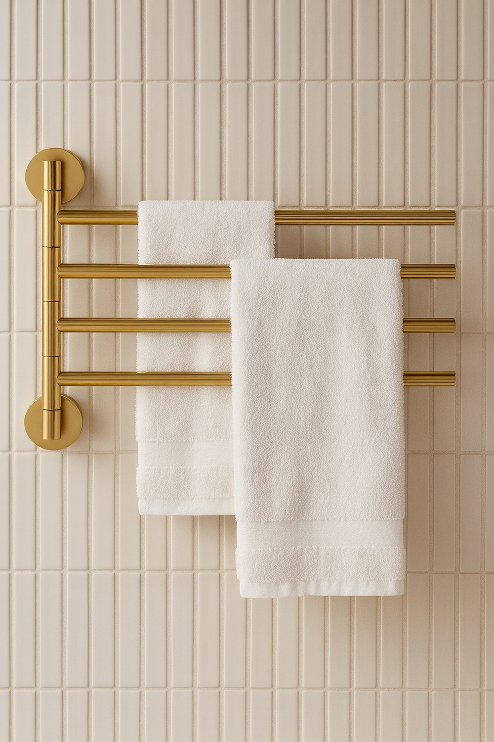 Держатель для полотенец STWORKI Киркенес S45361GM матовое золото