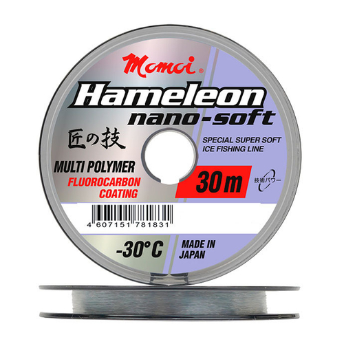 Леска Nano-Soft Winter 0,165 мм., 3.1 кг, 30 м, прозрачная