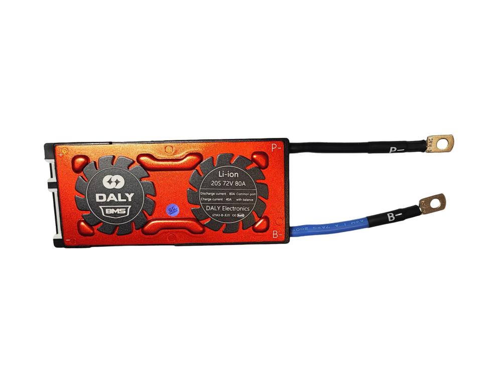 Плата контроля BMS Li-ion 20S 72V 80A