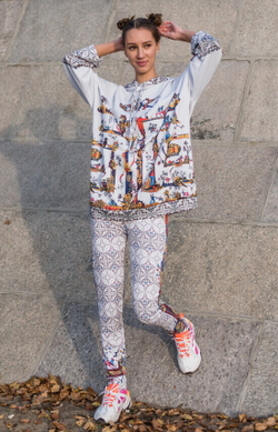 Комплект (худи и леггинсы), по мотивам Псалтири Латрелла