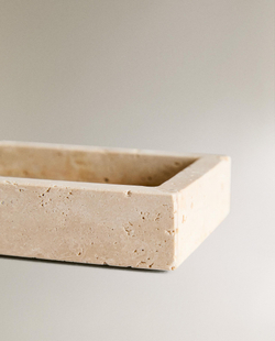 Zara Home мыльница, мрамор, бежевый · 3533/105