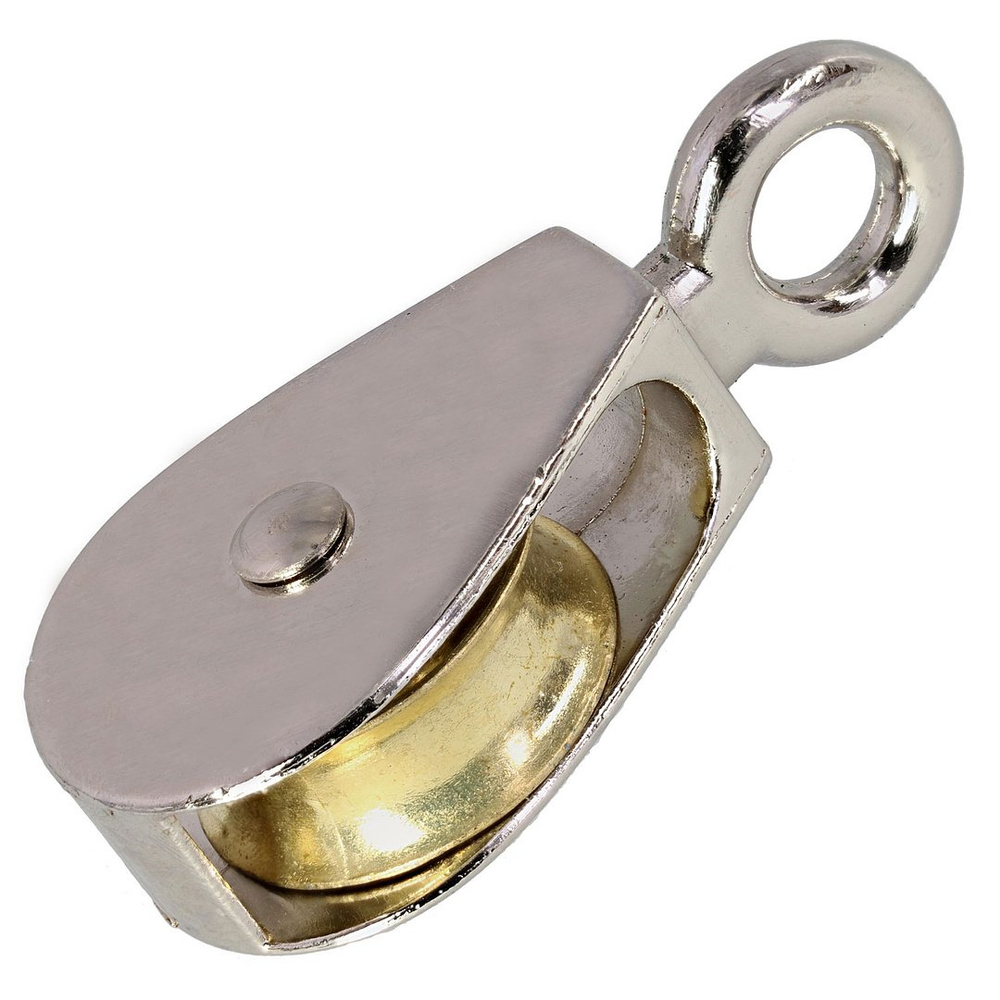 Блок одинарный с металлическим шкивом цинк М30