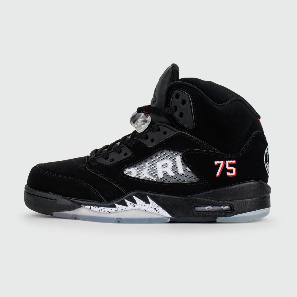 Кроссовки Air Jordan 5 Black Silver x PSG
