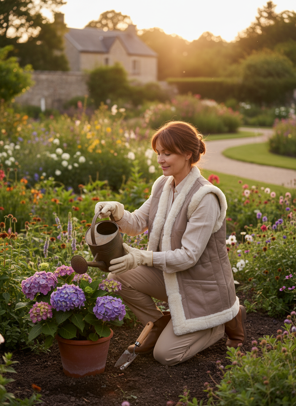 Жилет из натуральной овчины с капюшоном. 50-52 размер