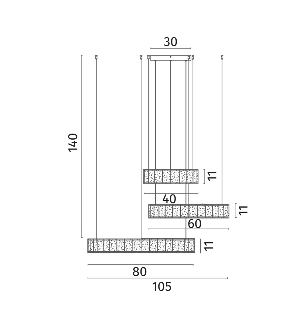 Подвесная люстра Divinare TERESA 1134/17 SP-88
