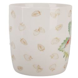 Кружка "Фруктовый сад.Клубника" v=350мл (фарфор) (подарочная упаковка)