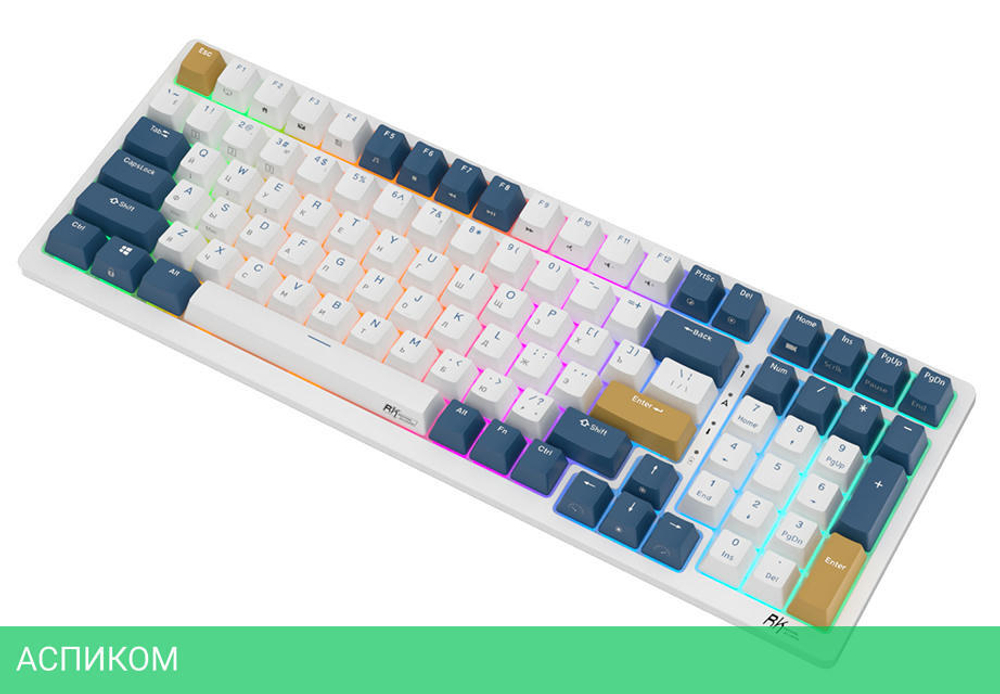 Клавиатура Royal Kludge RK98 Red switch/Klein Blue