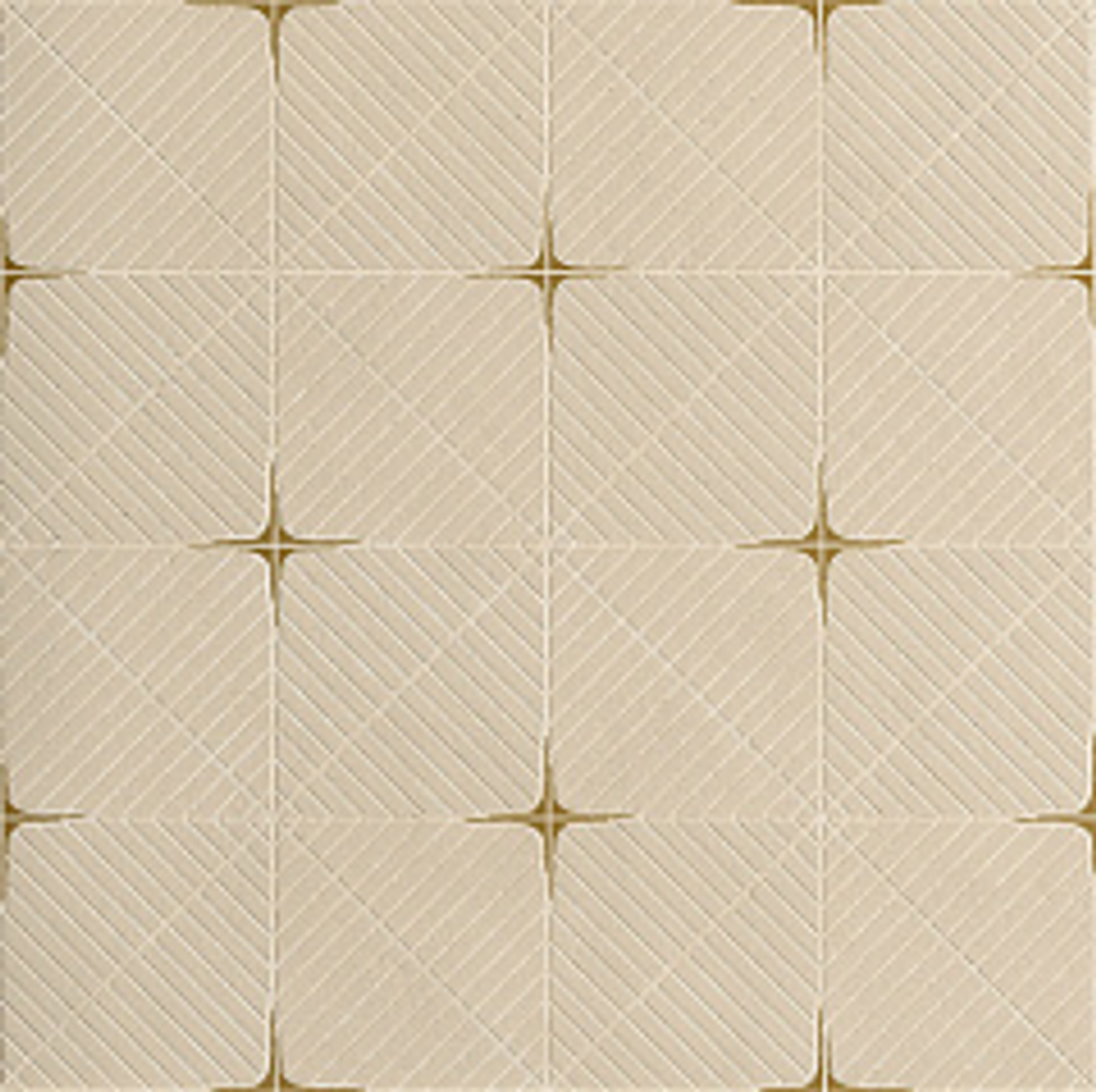 Декорированный керамогранит ATLAS CONCORDE MARVEL TRAVERTINE White Cross Diamond 60х60 AF9T