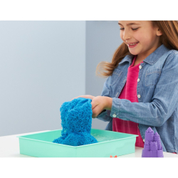 Kinetic Sand - Кинетическая песочница с голубым песком 454 г 20146480 / артикул   71402 6067478 20146480  / GTIN 778988404935