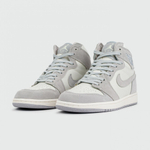 кроссовки Air Jordan 1 Mid White / Grey