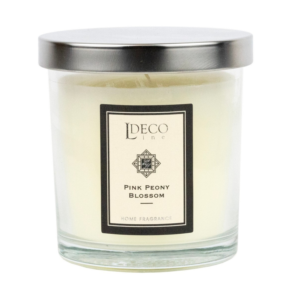 Аромасвеча в стекле Розовый пион 7*8 см