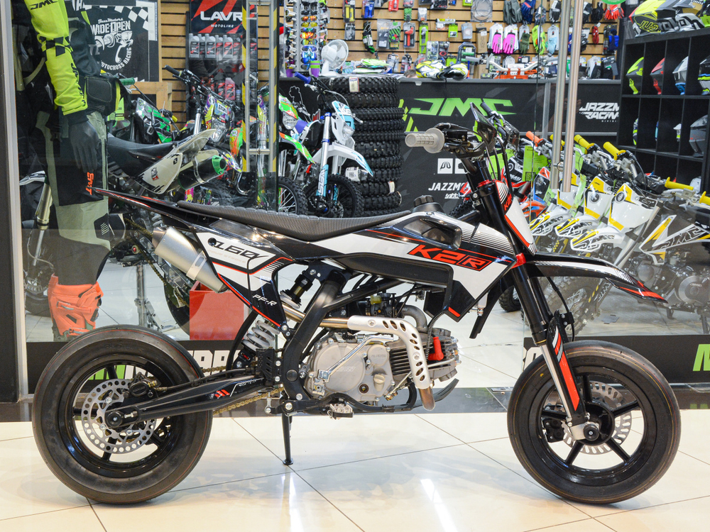 Питбайк K2R PF-R 160 - Red/White 12/12