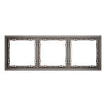 Рамка пластиковая VOLTUM S70 на 3 пост, (капучино)