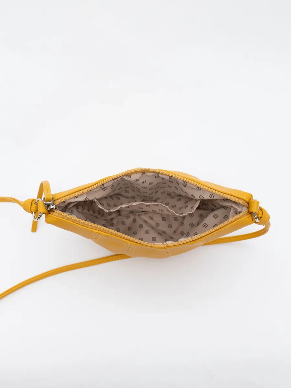 сумка через плечо круассан маленькая