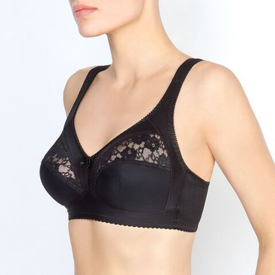 Бескаркасный бюстгальтер с мягкой чашкой (Размер: 110B) (Цвет: черный)