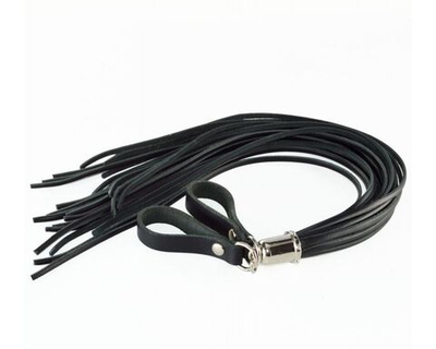 Черная мини-плеть Грация (Цвет: черный)