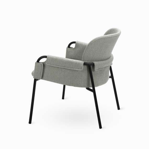 Лаунж-кресло Lok, серое