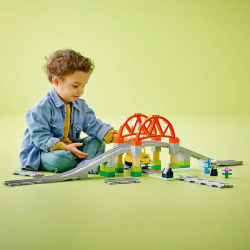 LEGO DUPLO Town / Мост и железнодорожные пути / набор расширения 10426