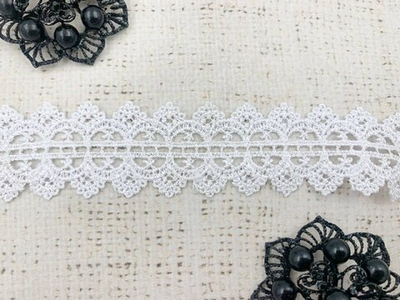 Кружево плетёное, ш. 3 см, белый