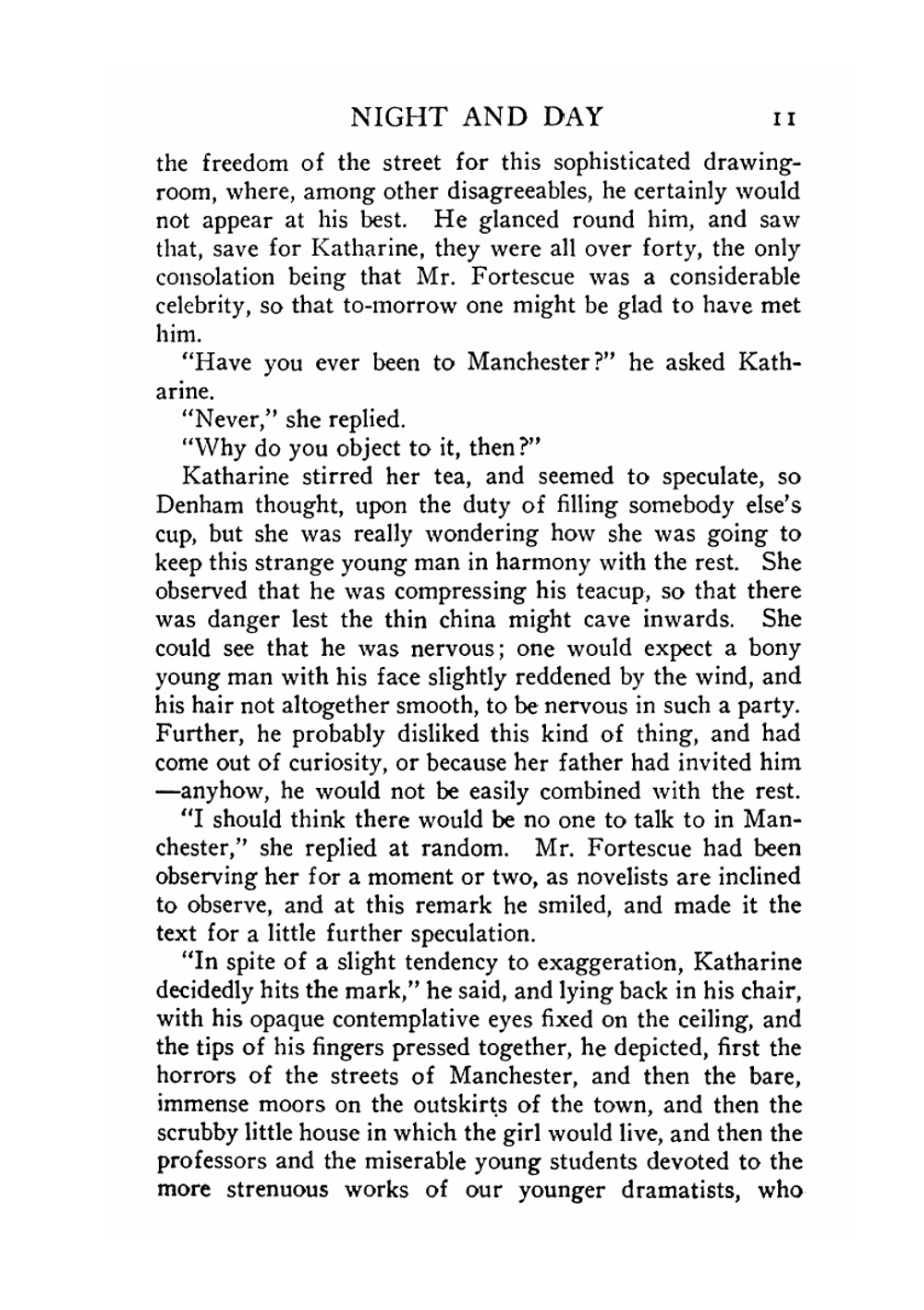 Night and Day | Virginia Woolf