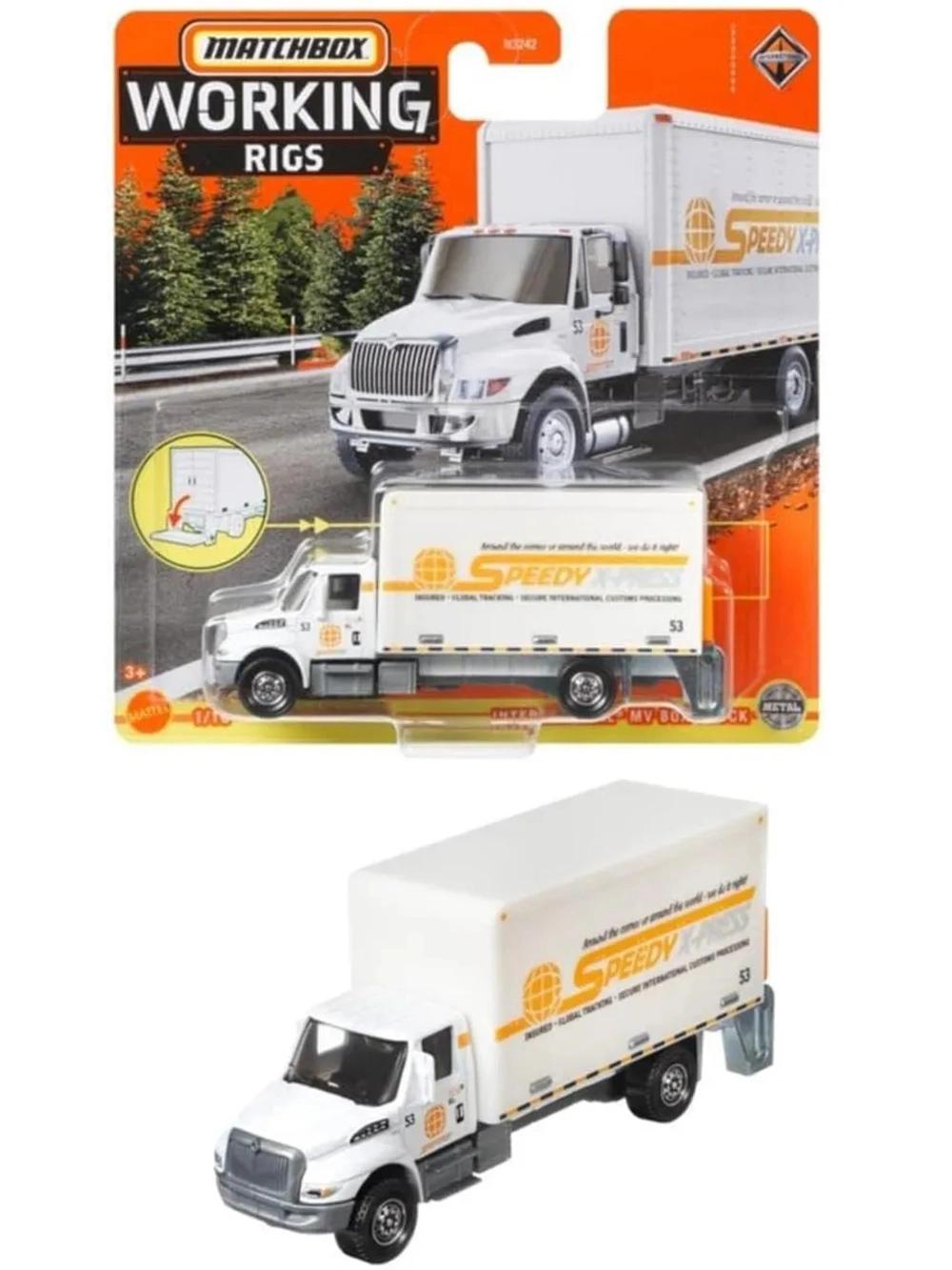 Машинка Хот Вилс Matchbox MV Box Truck N3242 GWG35