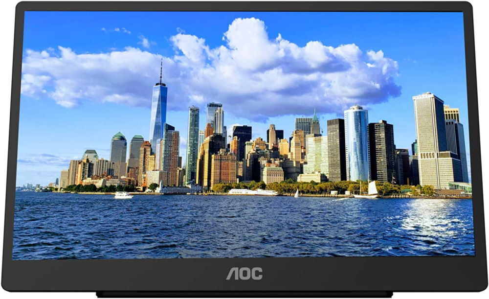Портативный монитор 15.6" AOC 16T2 Black (16T2)