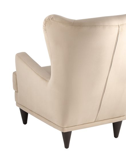 Кресло Скотт велюр бежевый