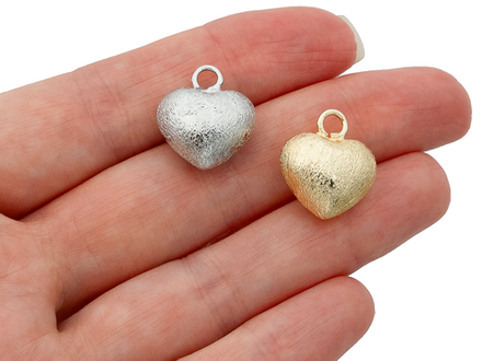 Кулон Фактурное Сердце, 17,5мм