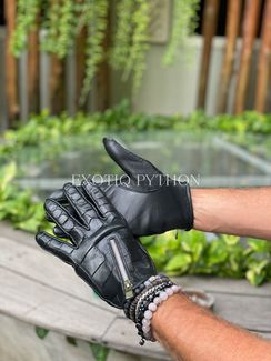 Перчатки из кожи крокодила AC-113