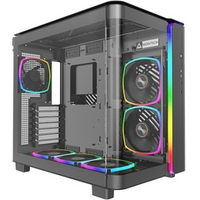 Корпус Midi-Tower Montech KING 95 PRO, ARGB, ATX, черный (KING95PBK)