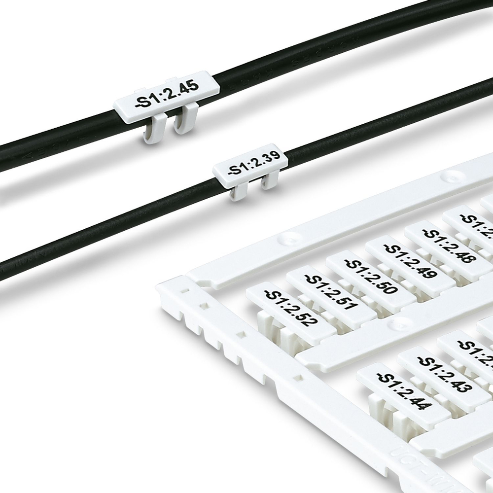 0830784 - UCT-WMCO 4,1 (12X4) - Маркировка проводов