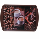 Поднос жестяной «Coffee time» 20*14см, микс