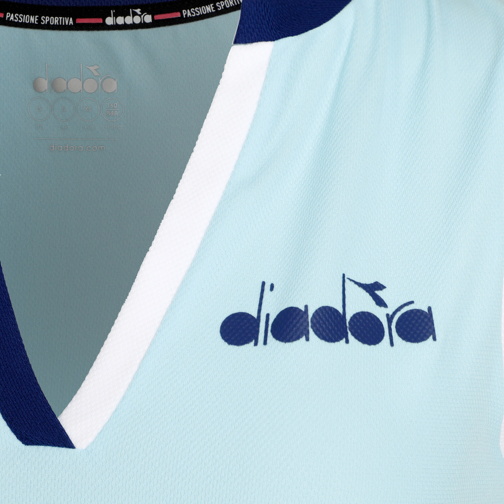 Женская теннисная майка Diadora Icon Tank Top Women - Light Blue, Multicoloured