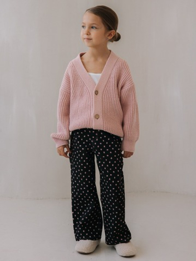 Джинсы в цветочек, Черный