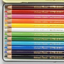 Цветные карандаши Mitsubishi Pencil Polycolor (12 шт)