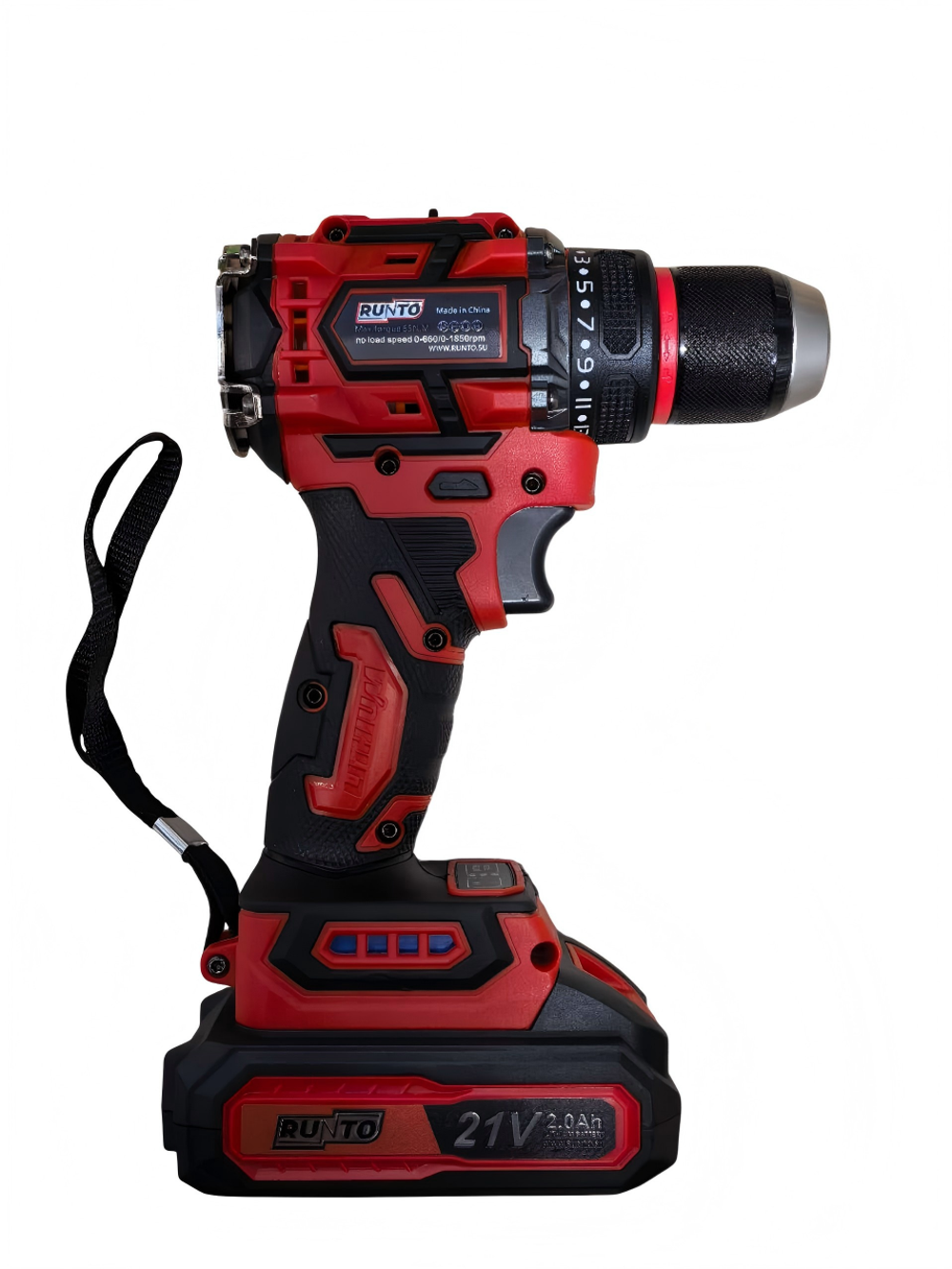 Шуруповерт RUNTO 21V 2.0Ah