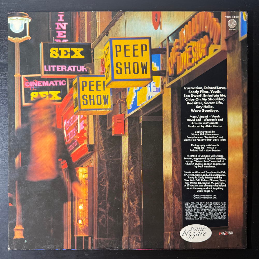 Виниловая пластинка Soft Cell ‎– Non-Stop Erotic Cabaret LP