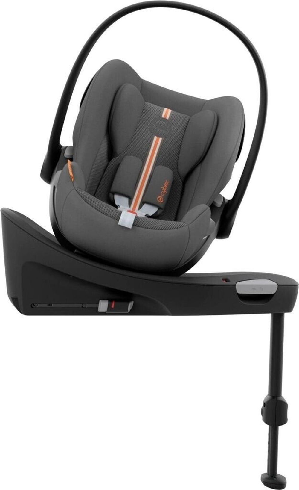 Коляска Cybex Balios S Lux BLK complete Cloud G Lava Grey Plus Base G 4 в 1 Moon Black с дождевиками