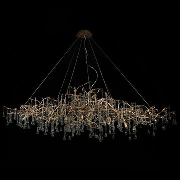 Подвесная люстра 18*G9 10067/1800 GB тёмное золото Bijout LOFT IT