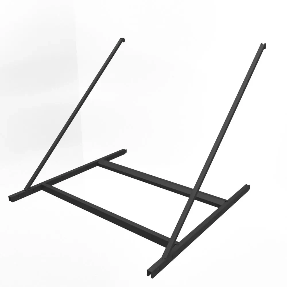 Базовая секция металлической полки-кронштейна системы IF для хранения шин 600мм, черная