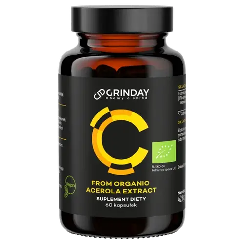 Grinday C из органической ацеролы - 60 капсул