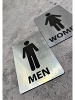 Табличка Туалет