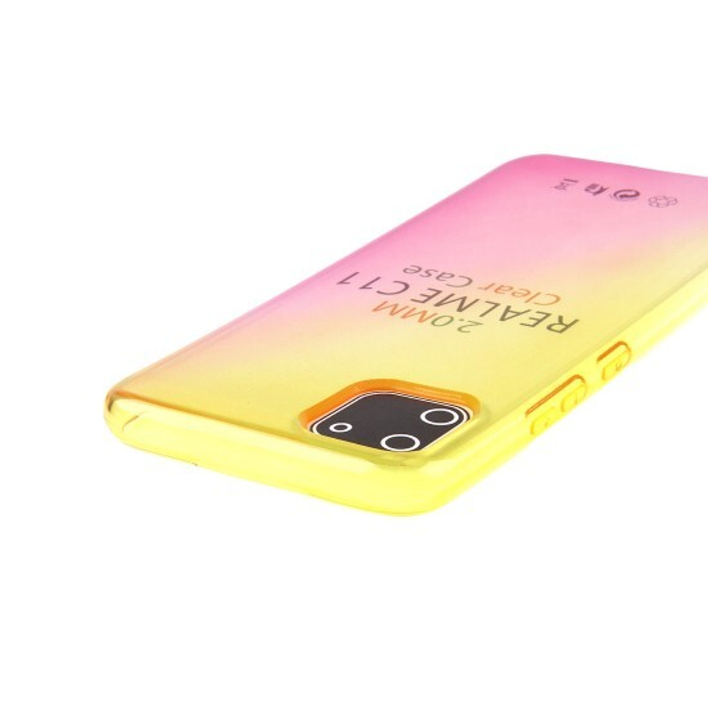 Чехол для Realme C11 Градиент, ТПУ, 012965