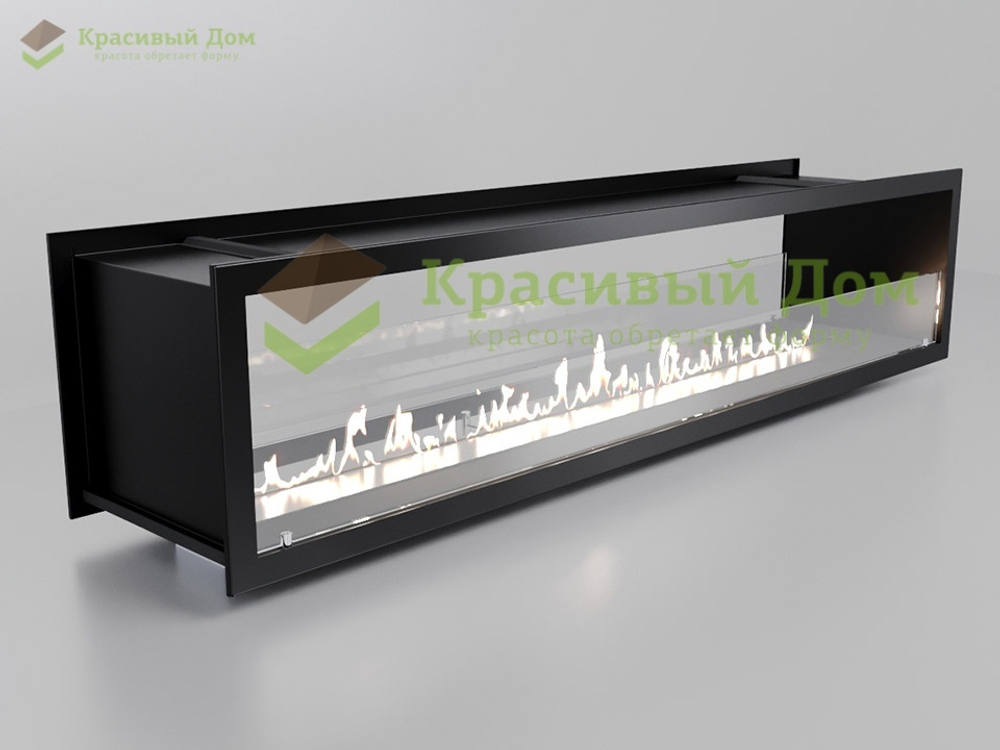 Сквозной биокамин 1800