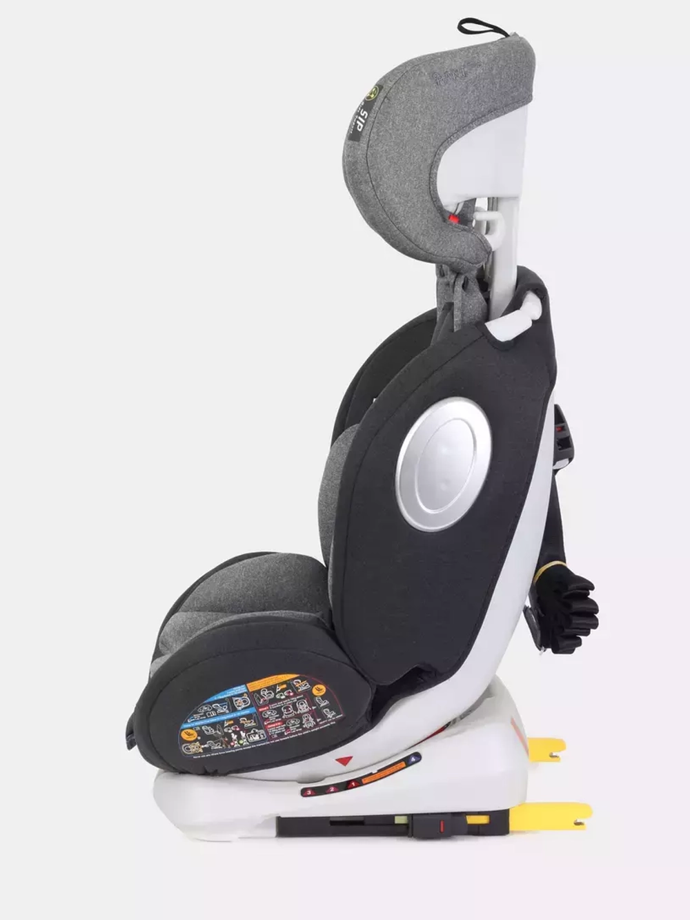 Автокресло YC06 "Twist" isofix RANT basic (Grey) группа 0+-1-2-3 (0-36 кг)