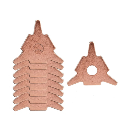 Электрод звездочка для приваривания стальной омедненный DECA (20 шт.)